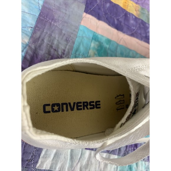 Converse Shoes Mens 5 Womans 7 White Chuck Taylor All Star Low Lo Lace - Picture 6 of 9